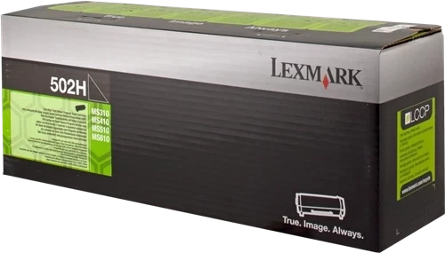 Lexmark Original 502HBK / 50F2H00 Tonerkartusche Schwarz bis zu 5000 Seiten