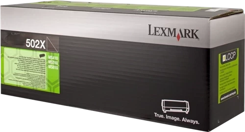 Lexmark Original 502X / 50F0XA0 Tonerkartusche Schwarz bis zu 10000 Seiten