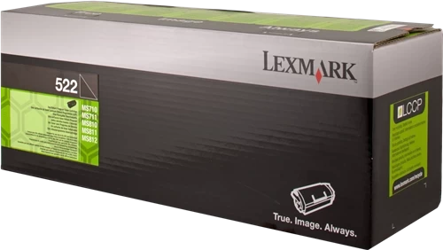 Lexmark Original 522 / 52D2000 Tonerkartusche Schwarz bis zu 6000 Seiten