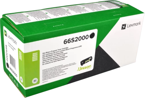 Original Lexmark 66S2000 Toner Schwarz bis zu 5000 Seiten