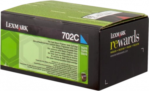 Original Lexmark 702 / 70C20C0 Toner Cyan bis zu 1000 Seiten