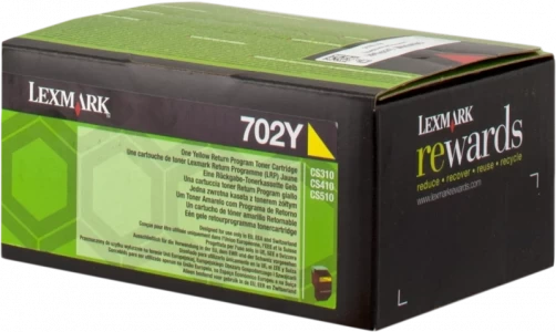 Original Lexmark 702 / 70C20Y0 Toner Gelb bis zu 1000 Seiten