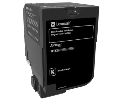 Original Lexmark 74C2SK0BK Toner Schwarz bis zu 7000 Seiten