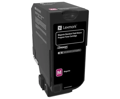 Lexmark Original 74C2SM0M Tonerkartusche Magenta bis zu 7000 Seiten