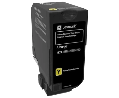 Original Lexmark 74C2SY0Y Toner Gelb bis zu 7000 Seiten