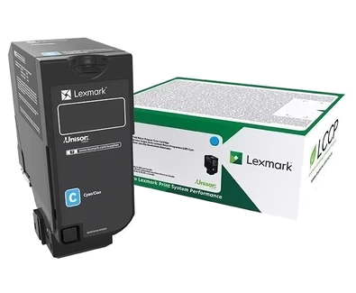 Lexmark Original 75B20C0 Tonerkartusche Cyan bis zu 10000 Seiten