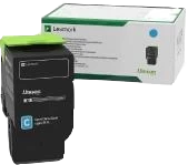 Original Lexmark 78C20C0 Toner Cyan bis zu 1400 Seiten