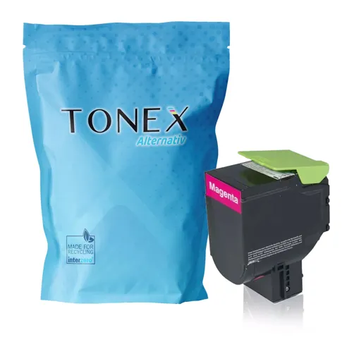 TONEREXPERT Premium Kompatibel für Lexmark 802S / 80C2SM0 Tonerkartusche Magenta bis zu 2000 Seiten