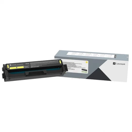 Lexmark Original C3220Y0 Tonerkartusche Gelb bis zu 1500 Seiten