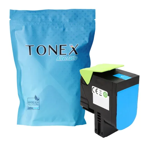 TONEX alternativ für Lexmark C540H1CG / C540H1CG Toner Cyan bis zu 2000 Seiten