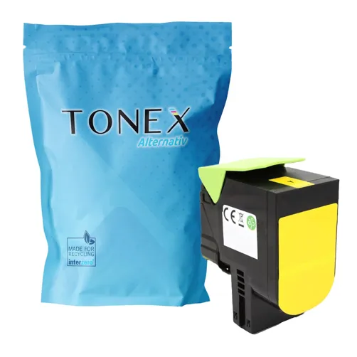 TONEX alternativ für Lexmark C540H1YG / C540H1YG Toner Gelb bis zu 2000 Seiten