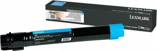 Lexmark Original X950X2CG Tonerkartusche Cyan bis zu 22000 Seiten