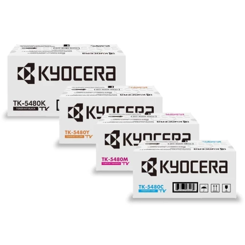 Original Kyocera TK-5480 MCVP Toner Schwarz Cyan Magenta Gelb bis zu 5000 Seiten