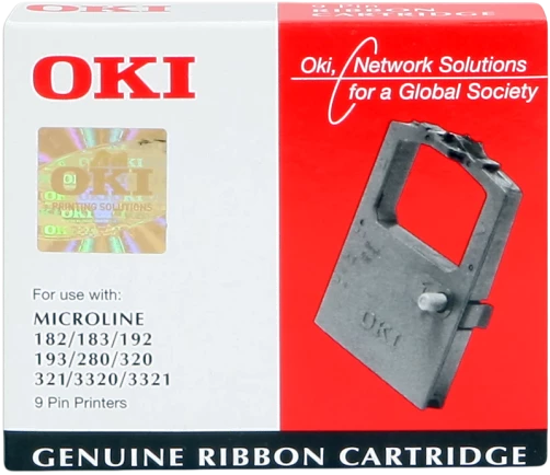 Original OKI 182/3321 / 09002303 Farbband Schwarz