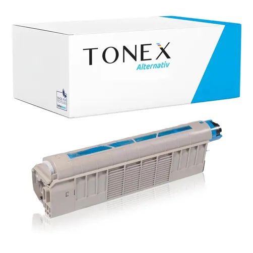 TONEREXPERT Premium Kompatibel für OKI 43324423C Tonerkartusche Cyan bis zu 5000 Seiten