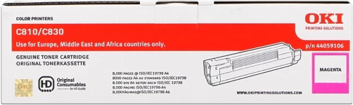 Original OKI 44059106 Toner Magenta bis zu 8000 Seiten