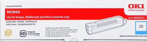 Original OKI 44059211 Toner Cyan bis zu 10000 Seiten