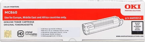 Original OKI 44059212 Toner Schwarz bis zu 9500 Seiten