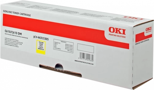 Original OKI 44315305 Toner Gelb bis zu 6000 Seiten