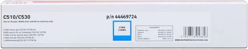 Original OKI 44469724 Toner Cyan bis zu 5000 Seiten