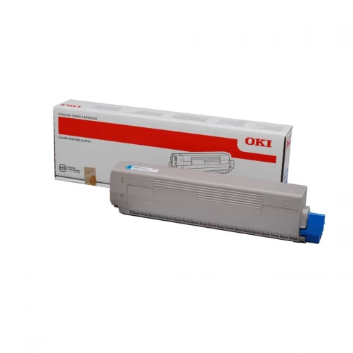 Original OKI C822 / 44844615 Toner Cyan bis zu 7300 Seiten
