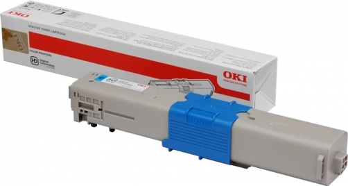 Original OKI 44973535 Toner Cyan bis zu 1500 Seiten