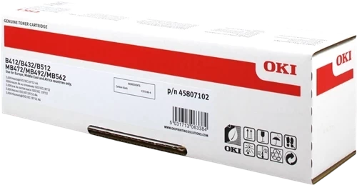 Original OKI - / 45807102 Toner Schwarz bis zu 3000 Seiten