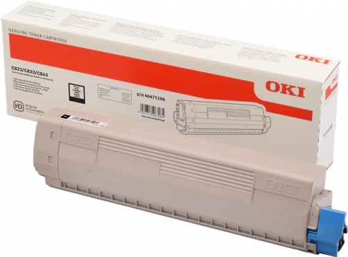 OKI Original 46471104 Tonerkartusche Schwarz bis zu 10000 Seiten