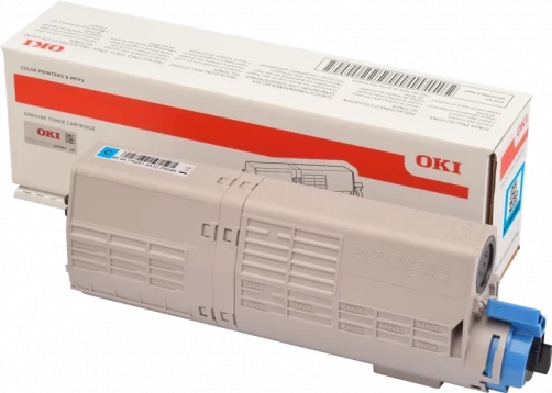 Original OKI 46490607 Toner Cyan bis zu 6000 Seiten