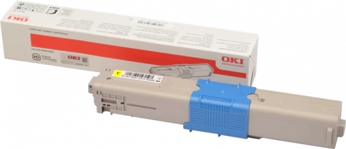 Original OKI 46508709 Toner Gelb bis zu 3000 Seiten