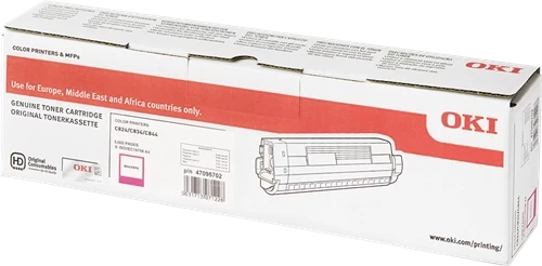 Original OKI 47095702 / 47095702 Toner Magenta bis zu 5000 Seiten