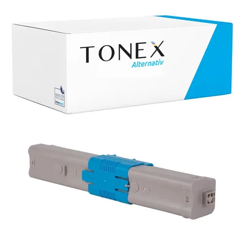 TONEREXPERT Premium Kompatibel für OKI 44973535 / C321 Tonerkartusche Cyan bis zu 1500 Seiten