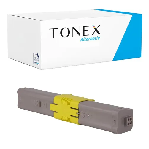 TONEREXPERT Premium Kompatibel für OKI 44973533 / C321 Tonerkartusche Gelb bis zu 1500 Seiten