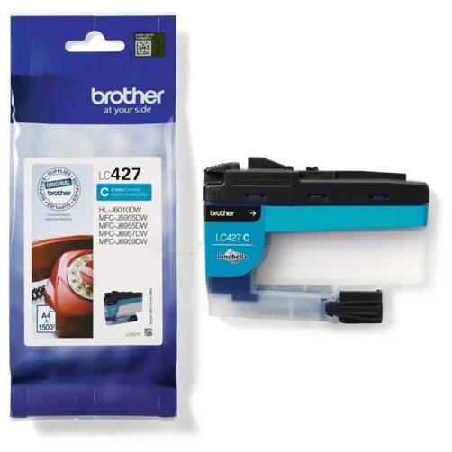 Brother Original LC-427C Tintenpatrone Cyan bis zu 1500 Seiten