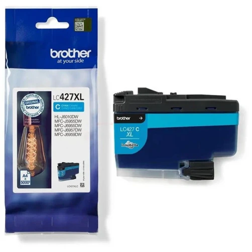 Brother Original LC-427XLC Tintenpatrone Cyan bis zu 5000 Seiten