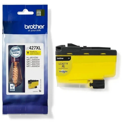 Brother Original LC-427XLY Tintenpatrone Gelb bis zu 5000 Seiten