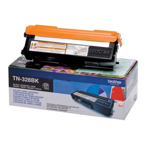 Original Brother TN-328BK Toner Schwarz bis zu 6000 Seiten