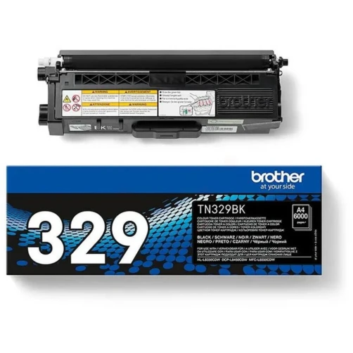 Brother Original TN-329BK Tonerkartusche Schwarz bis zu 6000 Seiten