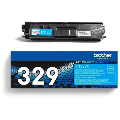 Brother Original TN-329C Tonerkartusche Cyan bis zu 6000 Seiten