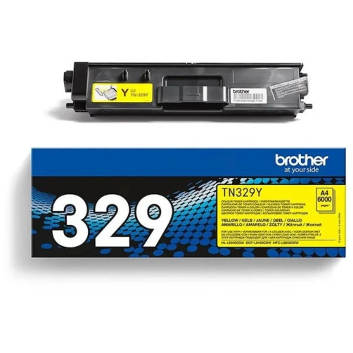 Original Brother TN-329Y Toner Gelb bis zu 6000 Seiten