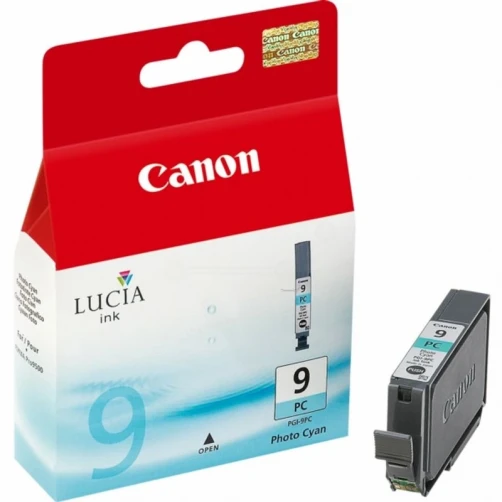 Canon Original PGI-9PC / 1038B001 Tintenpatrone Cyan (Hell) Photo Cyan bis zu 1150 Seiten 14ml