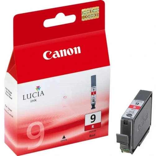 Canon Original PGI-9R / 1040B001 Tintenpatrone Rot bis zu 1600 Seiten 14ml