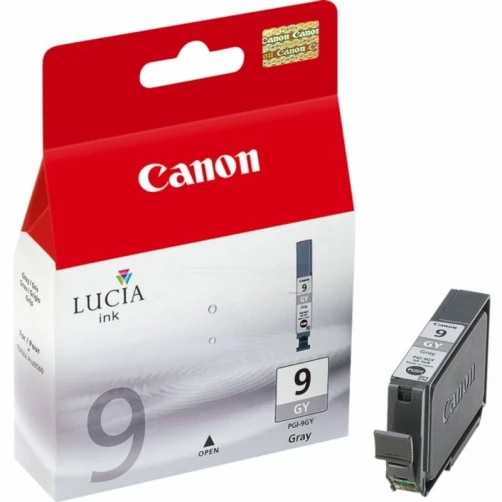 Canon Original PGI-9GY / 1042B001 Tintenpatrone Grau Foto Schwarz bis zu 1150 Seiten 14ml