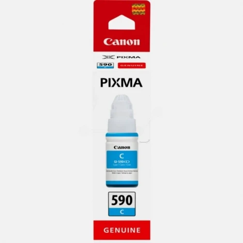 Canon Original GI590C / 1604C001 Tintenpatrone Cyan bis zu 7000 Seiten 70ml