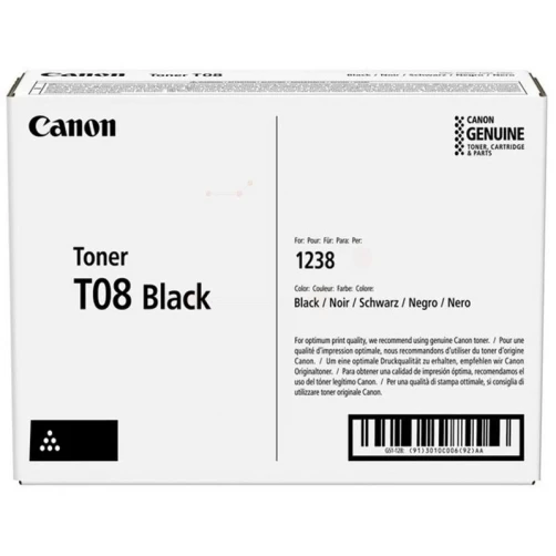 Canon Original T08 / 3010C006 Tonerkartusche Schwarz bis zu 11000 Seiten