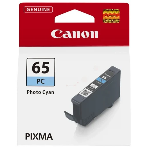Canon Original CLI-65PC / 4219C001 Tintenpatrone Cyan (Hell) Photo Cyan bis zu 3000 Seiten 13ml