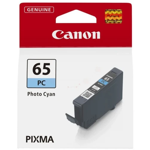 Original Canon CLI-65PC / 4219C001 Tinte Cyan (Hell) Photo Cyan bis zu 3000 Seiten 13ml