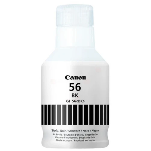 Canon Original GI-56BK / 4412C001 Tonerkartusche Tintenpatrone Tintenflasche Schwarz bis zu 6000 Seiten 170ml