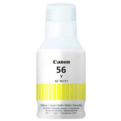 Canon Original GI-56Y / 4432C001 Tonerkartusche Tintenpatrone Tintenflasche Gelb bis zu 14000 Seiten 135ml