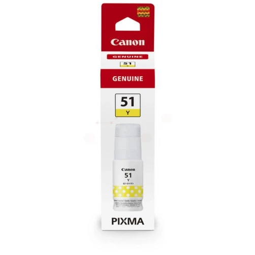 Original Canon GI-51Y / 4548C001 Tinte Tintenflasche Gelb bis zu 7000 Seiten 70ml